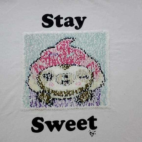 REVERSIBLE SEQUINS  GRAPHIC TEE - Picture 4 of 4